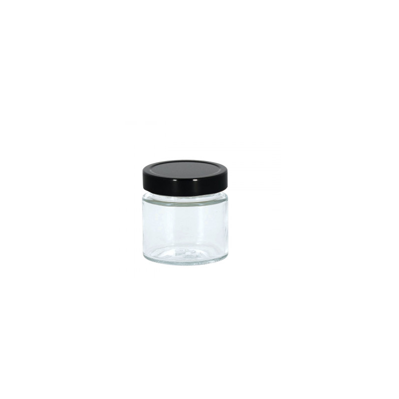 Lot de 25 pots en verre jupe haute 125 g TO58 Deep