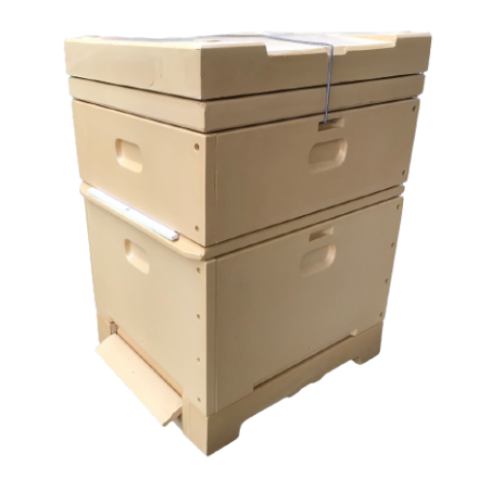 Ruche Dadant Pribois 10 Cadres - Kit Complet Avec Cadre Filé Pour Apiculture